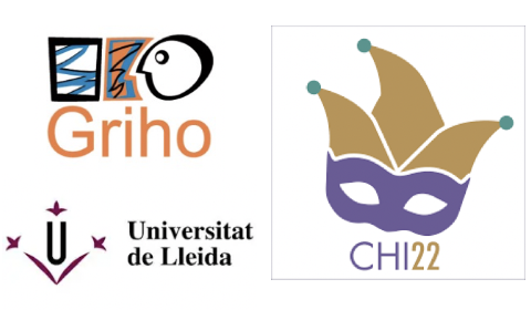 Logos de GRIHO, Universitat de Lleida y CHI 2022