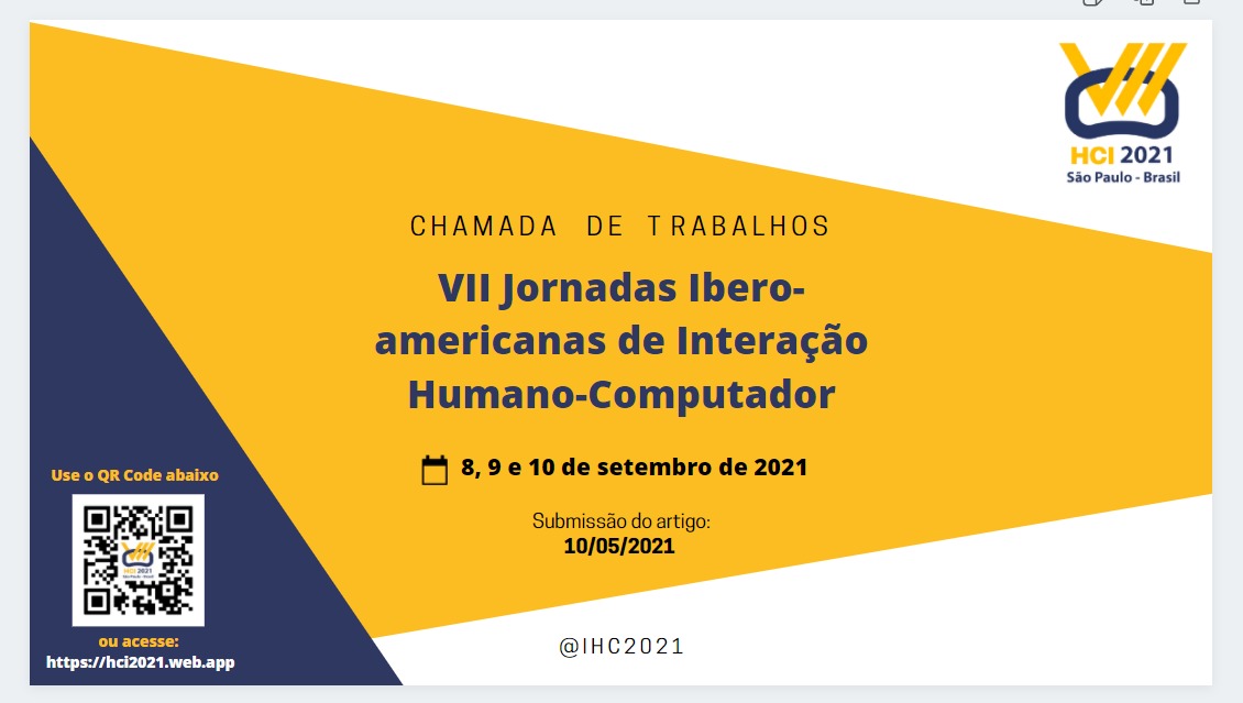 VII Jornadas Iberoamericanas de Interación Humano-Computador