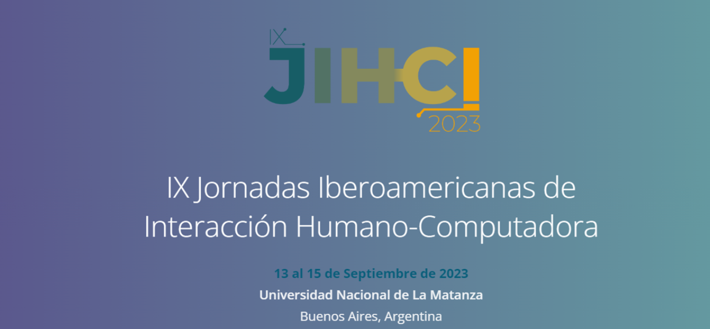 IX Jornadas Iberoamericanas de Interacción Humano-Computadora