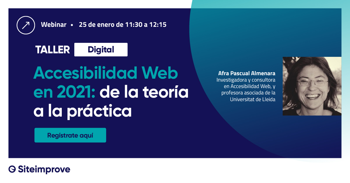 Taller digital: Accesibilidad web en 2021, de la teoría a la práctica